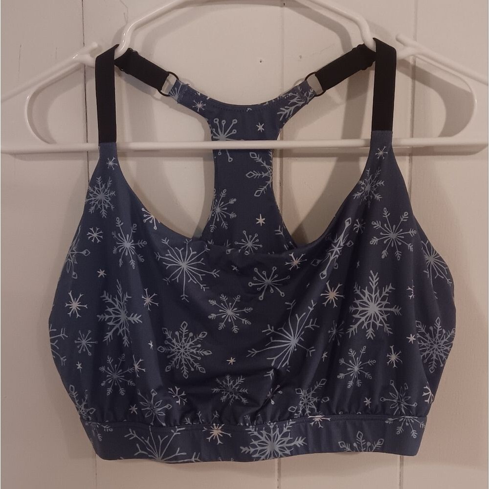 Meundies 3X Blue Snowflake Bralette
